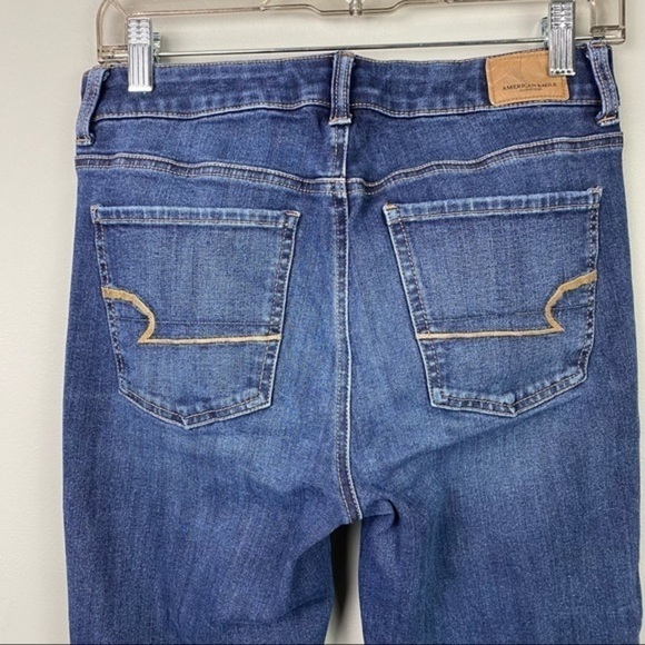 American Eagle Hi-Rise Straight Leg Jeans 6 Long - Picture 6 of 6